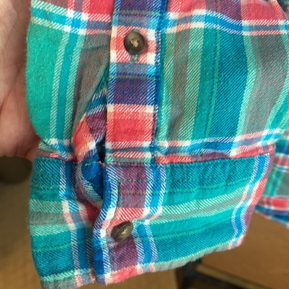 Hollister plaid flannel button down S - Picture 5 of 6